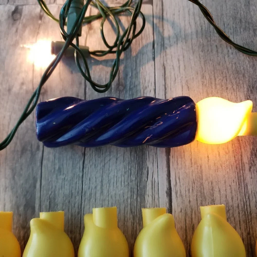Multi-Color Candles Plug-in Light String